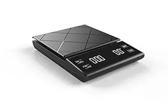 Hoffen Digital Kitchen / Coffee Weighing Scale, Weight machine with Timer for use of accurate taste of coffee with 1 Year Warranty & Battery Included