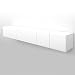 Produktbild VICCO TV Lowboard Sideboard Wandschrank Fernsehschrank Wohnwand Hängeschrank (Weiß Matt, 240cm)