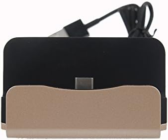 Boweike Desktop Charging Dock Station Cradle USB Type-C Charger Adapter for OnePlus 2 / Microsoft Lumia 950 / 950XL / Gigaset ME / Gigaset ME Pro / Gigaset ME Pro Pure /ZUK Z1 / Innos D6000 (Golden)