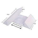 NHSCDZ Oreiller en Latex,Oreiller Doux Masseur pour Les Soins de santé cervicale Mousse de mémoire Oreiller Oreiller orthopédique Latex Cou Oreiller Fibre Lente Rebond, Blanc pour bébé