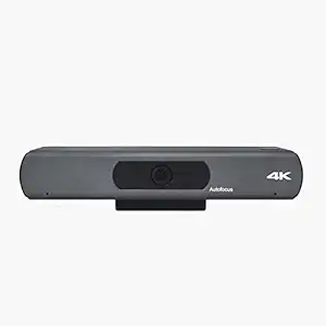 A&T USB Video Conferencing Camera - SNAP - 120 Degree Wide Angle, 4 K with Built in Microphone, USB 3.0, 8 x Digital Zoom with Remote/Plug and Play Camera for six Seater Huddle Room Camera