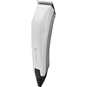 Remington HC5035 Corded Colour Cut Hair Clipper, White and Grey - Image 4