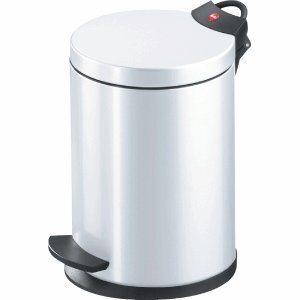 Preisvergleich Produktbild Hailo Tret-Kosmetikeimer T2.4 4l stahlblech weiß