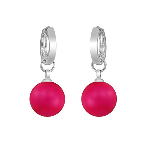 MahiPink Dangle & Drop Earrings Made with Swarovski Elements for Women ER1104079RCPi