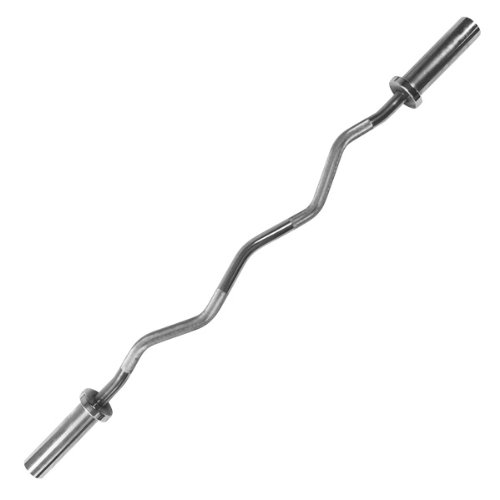 Bodymax Chrome Olympic EZ Curl Bar