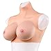 Produktbild CYXCUP Lifelike Falsche Boobs Fake Breasts Soft Silicone Breast Forms Künstliche Brust (F Cup, Hautfarbe) für Crossdresser Transgender Cosplay Mastectomy Breast Enhancer