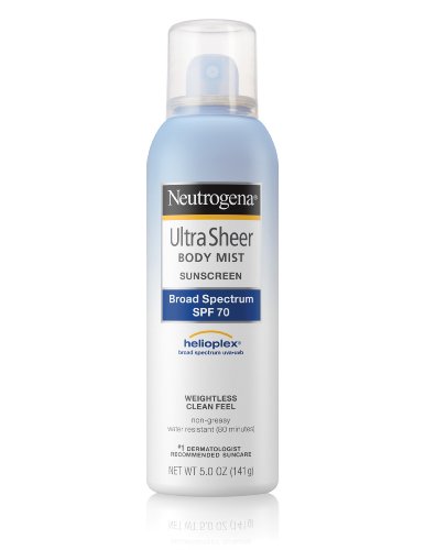 Neutrogena Ultra Sheer Sunblock Body Mist, SPF 70, 5 Ounces (Sonnenschutzmittel)
