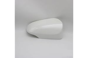 LIUZZ Fit For Toyota Yaris 2012 2013 2014 2015 2016 2017 2018 2019 Outside Rearview Mirror Cover Wing Door Side Mirror Shell Cap Housing-white_right_side