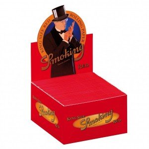 50 Stk. Smoking Red - King Size - 33 Blättchen - Papers