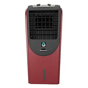Brize Buddy R1 Air Cooler For Home Office Bedroom With Remote Control Honeycomb Pads Powerful Cooling Auto Swing Grill Indoor Cooler In Maroon-Black Color With 20L Tank