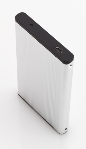 deleyCON USB-Gehäuse, extern – USB 2.0 – Silber 2,5 zoll - 3