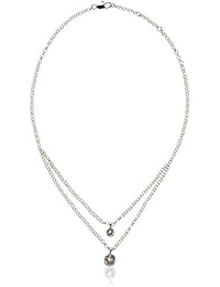 Dyrberg/Kern – Collar 15/02 fulli SS CRYSTAL Color Plateado 45 cm – 338052