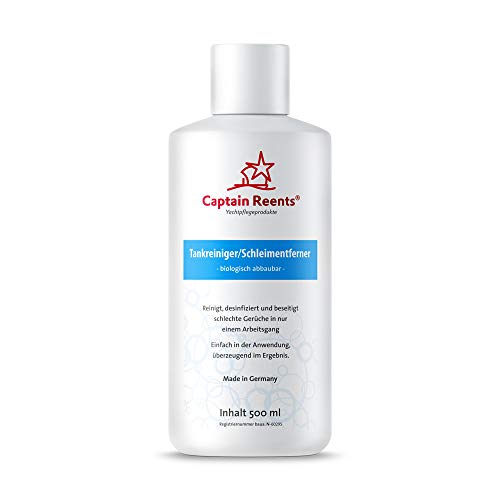 Preisvergleich Produktbild Captain Reents Wassertank Tankreiniger & Schleimentferner / 500ml Biologisch abbaubare Tankreinigung / Premium Wasserentkeimung / Für Frischwassertank & Abwassertank