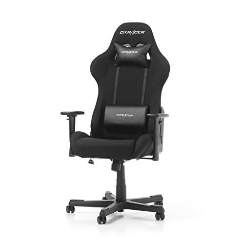 DXRacer Formula F01-N - Funda de Tela para Silla de Videojuegos (53 x 67 x 132 cm), Color Negro