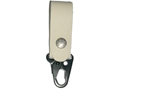 VEGA HOLSTER Porta Chiavi 8V16 in Polimero Bianco con Moschettone in Metallo
