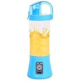 Multifunción: con nuestra licuadora de jugos que mezcla diferentes tipos de frutas y verduras, puede hacer jugos naturales sabrosos, batidos, batidos y otros alimentos para bebés. Es muy portátil y es ideal para viajes al aire libre.