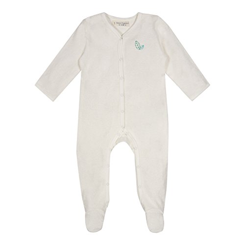 Sense Organics Unisex Baby Strampler Ysior -  White - 0-3 Months