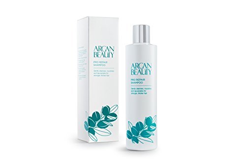 Argan Beauty Argan Oil Pro Repair Shampoo 300ml. Deeply hydrates, nourishes, cleanses and strengthens your hair.