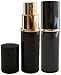 ESSENTIAL QUALITY PERFUME BLACK ATOMIZER FOR HANDBAG 10ML REFILLABLE NEW
