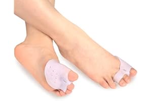 HAOFY Orthese Hallux Valgus, 1 Paire Gel Orteil Separateur Orteil Gel pour Orteils Marteau, Griffe, Hallux Valgus Correcteur pour Femmes et Hommes, Soulagement Instantané de la Douleur Espaceurs d'orteils