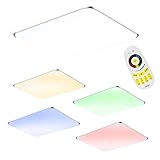 RGB deckenlampe mit Fernsteuerung - Mit modernster optischer Technologie können Sie mit dieser Lampe die Farbe des Lichts mit verschiedenen Farben ändern, um Ihnen ein intelligentes und komfortables Zuhause zu bieten.