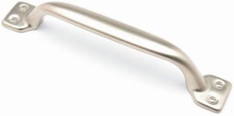 SHAKER D STYLE Cupboard Door Drawer Pull Handle Satin Nickel
