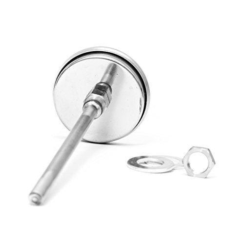 500 °C Grad Backofen Holzbackofen Ofen Grill Thermometer Analog und Bimetall . Durchmesser 67 mm und 15 cm lang - 3