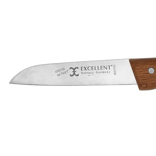 Obstmesser – Gemüsemesser aus Solingen – gerade Schneide – handgeschliffener Edelstahl – rostfrei - 2