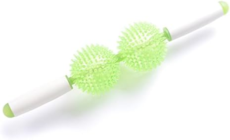 Massage Sticks Hammer Massage Stick Muscle Relaxation Device Roller Lattice Massager Yoga ( Color : Light green )