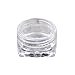 Welecom 10Pcs Cosmetic Empty Jar Pot Eyeshadow Makeup Face Cream Lip Balm Container