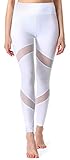 Hecho en la UE Merry Style Leggins Largos Mallas Deportivas Mujer MS10-233 (Blanco, XL)