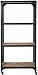 Produktbild Kare Design Regal Factory Mobile, Holzregal aus Tannenholz, Raumtrenner mit Stahlgestell, Braun-Schwarz (H/B/T) 181x86x36