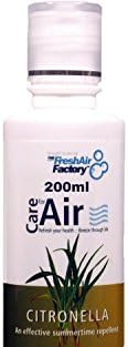 For Air Purifiers - CareforAir Citronella Essence 200ml - Crisp Citrusy Scent - Refreshing and Uplifting - Insect & Pest Repellent - Compatible with REVITALIZERS, HUMIDIFIERS - 100% Product Satisfaction Guarantee