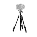 Produktbild NinJaSun Reisestativ, Aluminiumlegierung, Kugelkopf, 180 ° -Rückklappung, passend für Canon, Nikon, FUJIFILM, Olympus, Casio