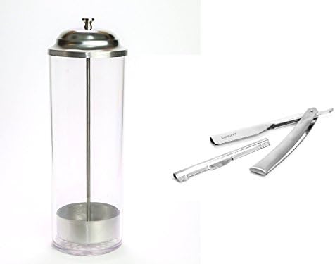 STERILISING DISINFECTANT JAR BARBICIDE JAR LARGE 1 LITRE DISINFECTING ACRYLIC JAR | UNBREAKABLE | FREE GIFT