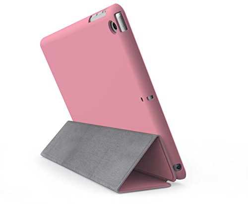 Khomo iPad Mini 1, 2, 3 Hülle Case Rosa Gehäuse mit doppelten Schutz ultra dünn und leicht, Smart Cover - Dual Pink