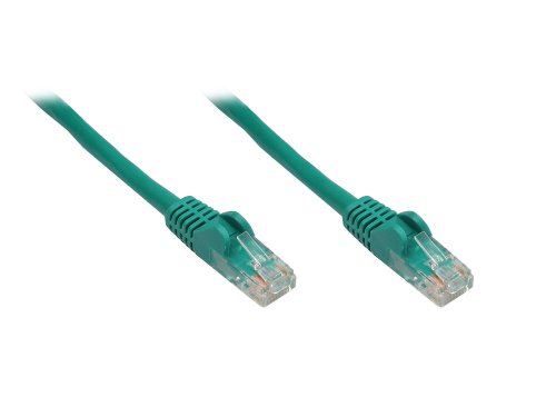 Preisvergleich Produktbild Patchkabel, Cat. 6, U / UTP, grün, 0,5m, Good Connections®