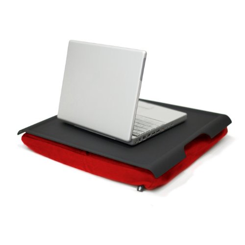 Bosign 261365 – Laptray – Kissentablett – antislip – schwarz/rot - 2