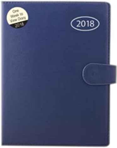 JMS® 2020 A5 Week to View Diary Personal organiser with address book and pen 2077 x 1 Blue