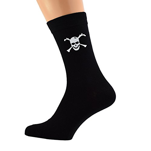 GTR Skull & Crossbones Design Socks. Adult size UK 6-12 Euro 39-46(X6N049)