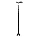 Produktbild NSHK Faltbare Cane Rutschfeste Multifunktionale Vierkant Krücken Retractable Walking Stick Mit LED Taschenlampe Für Senioren Reisen Klettern Gesundheit Recovery,Black