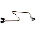 Produktbild VUNIVERSUM 1 Stück FPV Live Video Kabel mit Mini USB Ausgang auf 2X JR BEC Male Servo Stecker Stromversorgung 5V Übetragung für GoPro Hero 3 4 Copter Drohne RC Flugzeug von Mr.Stecker Modellbau®