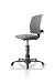Produktbild 3Dee ergonomischer Bürostuhl/Chefsessel, Bezug: Mikrofaser in Farbe smoke-grau, Feder: BASIC in schwarz