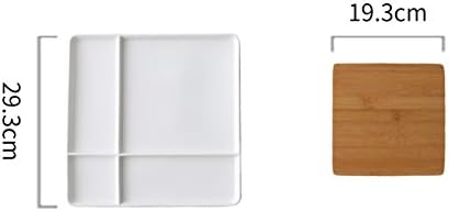 [creative] simple separate cake dessert plate location ceramics household use dish dish cutlery set-B