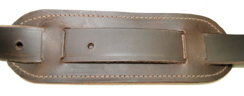Schulterpolster rangerbraunes Leder für 3 cm Trageriemen - 2