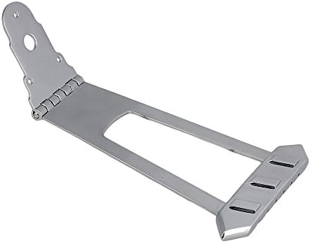 Yibuy Chrome Bronze JB Bass Trapeze 6 String Tailpiece for Guitar