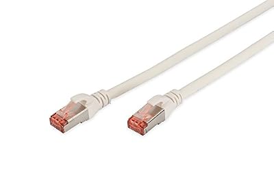 Digitus DK-1644-005/WH câble de réseau 0,5 m Cat6 S/FTP (S-STP) Blanc - Câbles de réseau (0,5 m, Cat6, S/FTP (S-STP), RJ-45, RJ-45, Blanc)