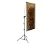 Produktbild Phorex Reflektorpanel 60 x 120 cm in gold/silber, Standreflektor fürs Fotostudio mit schwenkbarer Halterung