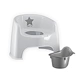 Strata Topfstuhl für Kinder, weiß/silber - 3