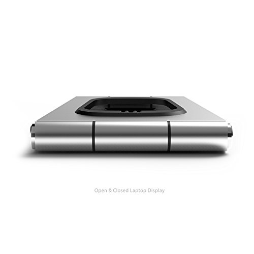HAVIT HV-CH019 Laptop Ständer Halterungen, 3 in 1 Portable Laptopständer, geeignet für Macbook Air, Laptops /Notebooks /Tablets usw (Silber) - 9